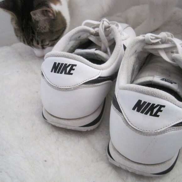 Nike Vintage Retro Old School Classic Cortez Leather Court Sneakers - Sz 10.5 Me - Picture 4 of 9